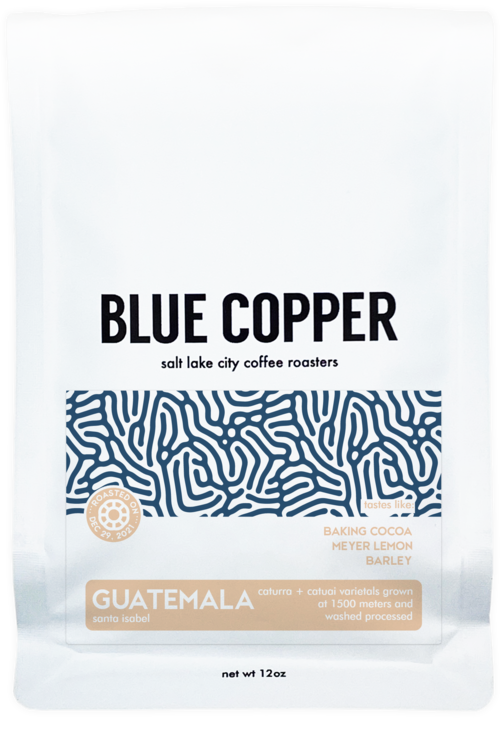 Blue Copper Coffee Beans-Guatemala Finca Santa Isabel