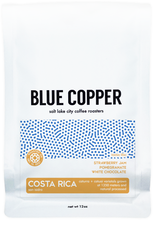 Blue Copper Coffee Beans-Costa Rica San Isidro